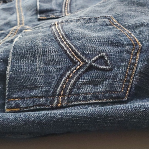 Sutter's jeans women's size 28 size 6 blue 1848 Annie boot Distressed - Picture 9 of 16